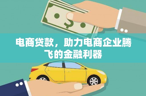 河北电商贷款，助力电商企业腾飞的金融利器