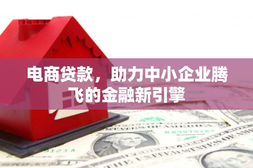 河北电商贷款，助力中小企业腾飞的金融新引擎
