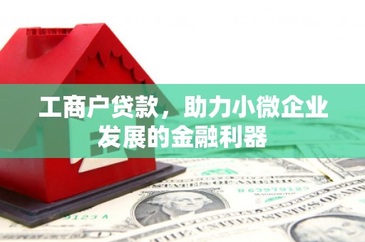 河北工商户贷款，助力小微企业发展的金融利器