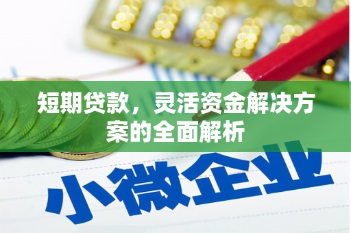 河北短期贷款，灵活资金解决方案的全面解析