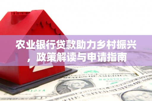 河北农业银行贷款助力乡村振兴，政策解读与申请指南